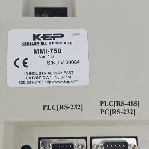 KEP Kessler-Ellis Products MMI-750 Touch Screen Interface Control Panel E7 1.6 - Picture 5 of 11